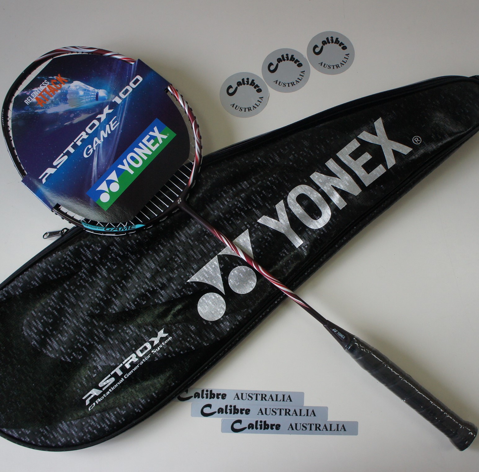 YONEX ASTROX 100 Game Badminton Racquet AX100G 4UG5, Strung